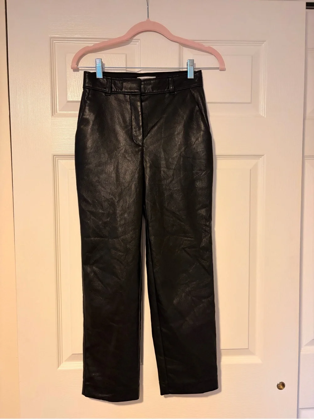 Aritzia Babaton PU Leather Pants Size 0
